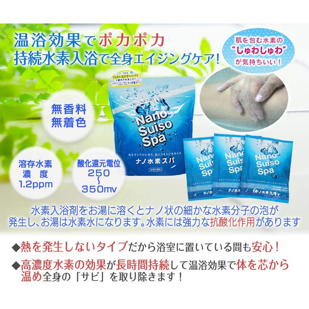 持続水素入浴で全身エイジングケア！